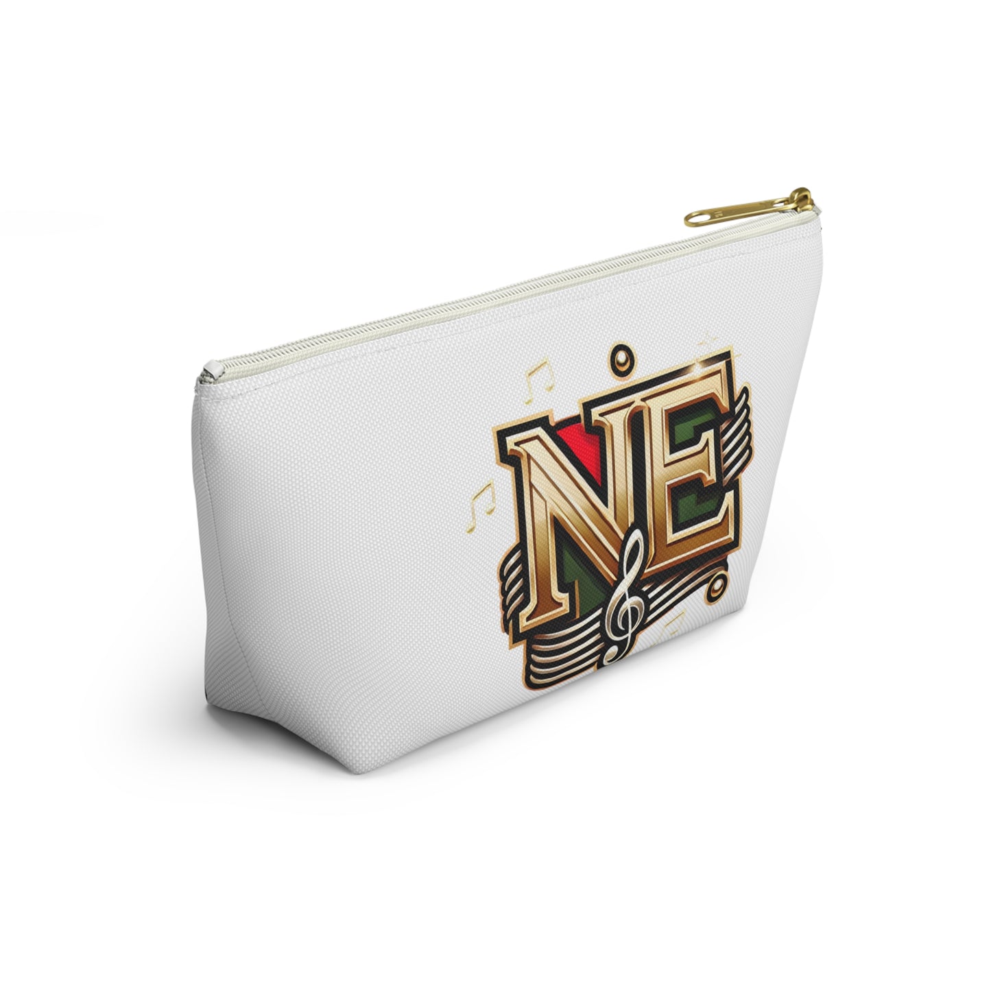 NE4Lyfe Logo Gold Accessory Pouch w T-bottom