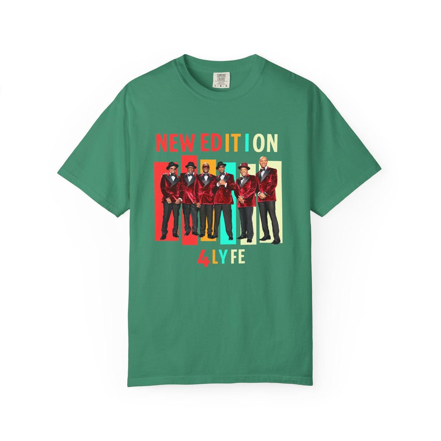 New Edition Retro T-Shirt | Unisex Garment-Dyed Tee for Concerts, Music Lovers, Birthday Gifts, Festival Wear, Vintage Style
