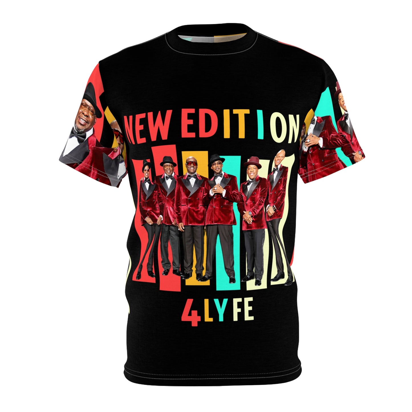 New Edition 4LYFE Unisex T-Shirt, Music Tees, Band Apparel, Concert Wear, Retro Style Shirt, Gift for Fans