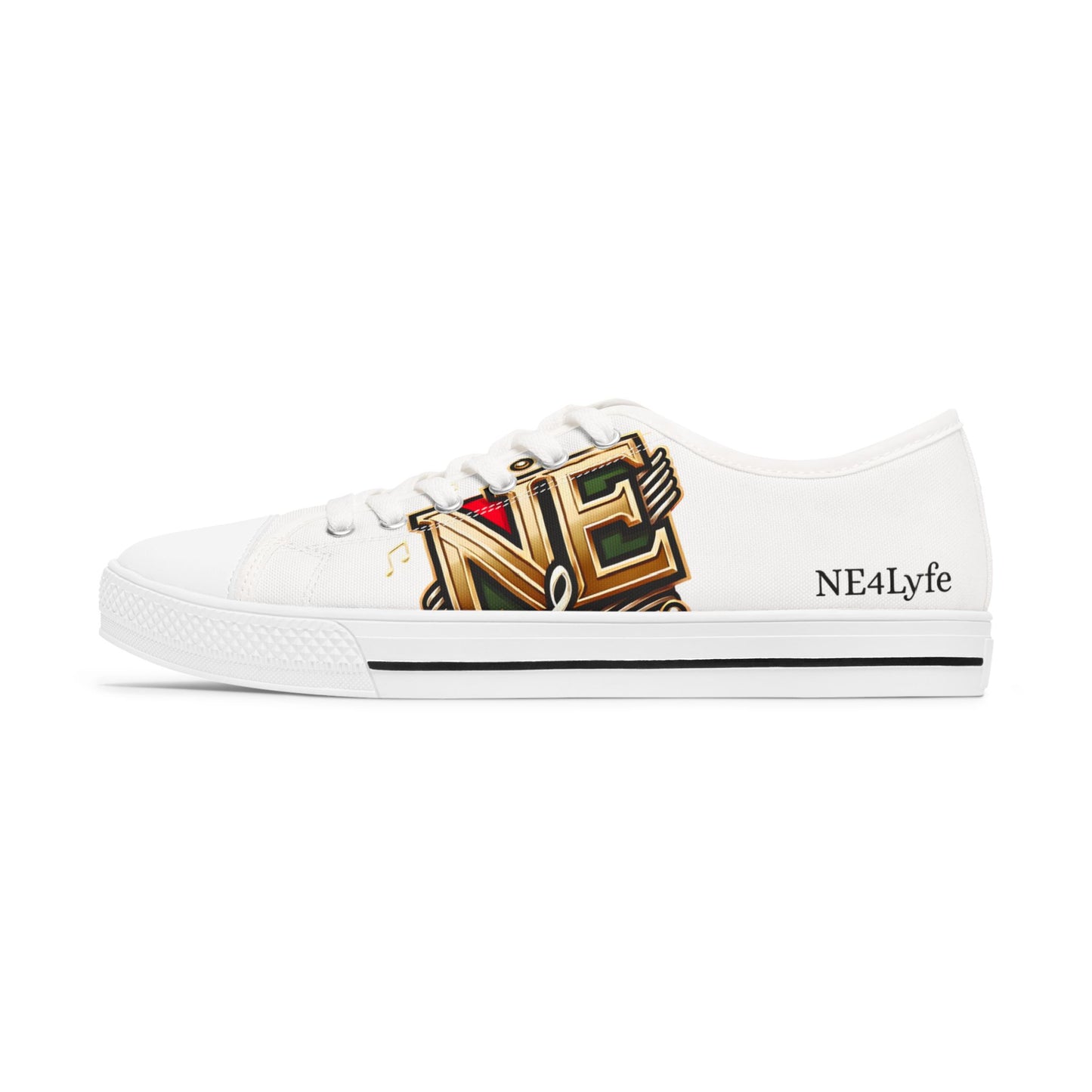 NE4Lyfe Logo Women's Low Top Sneakers