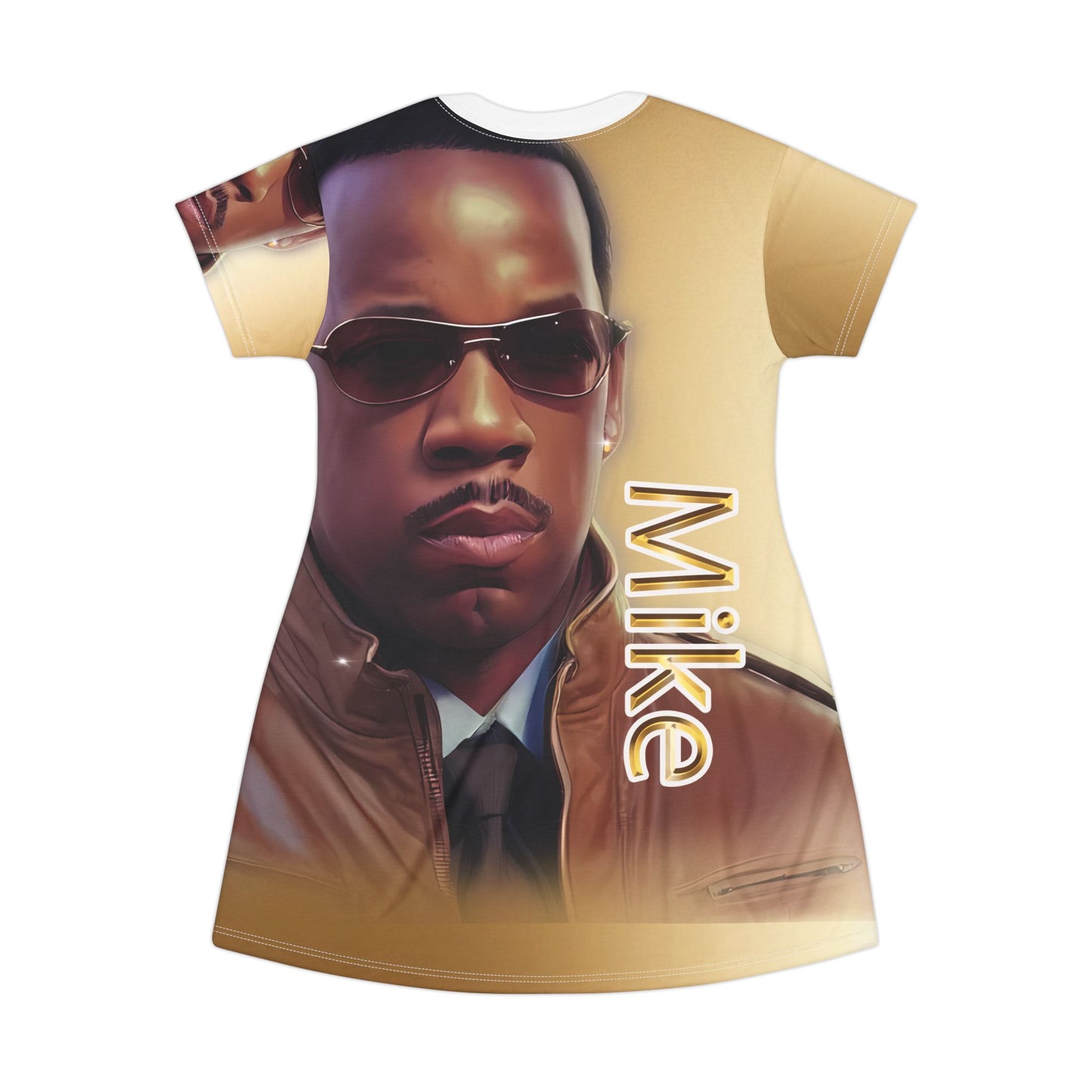 Mike T-Shirt Dress (AOP)