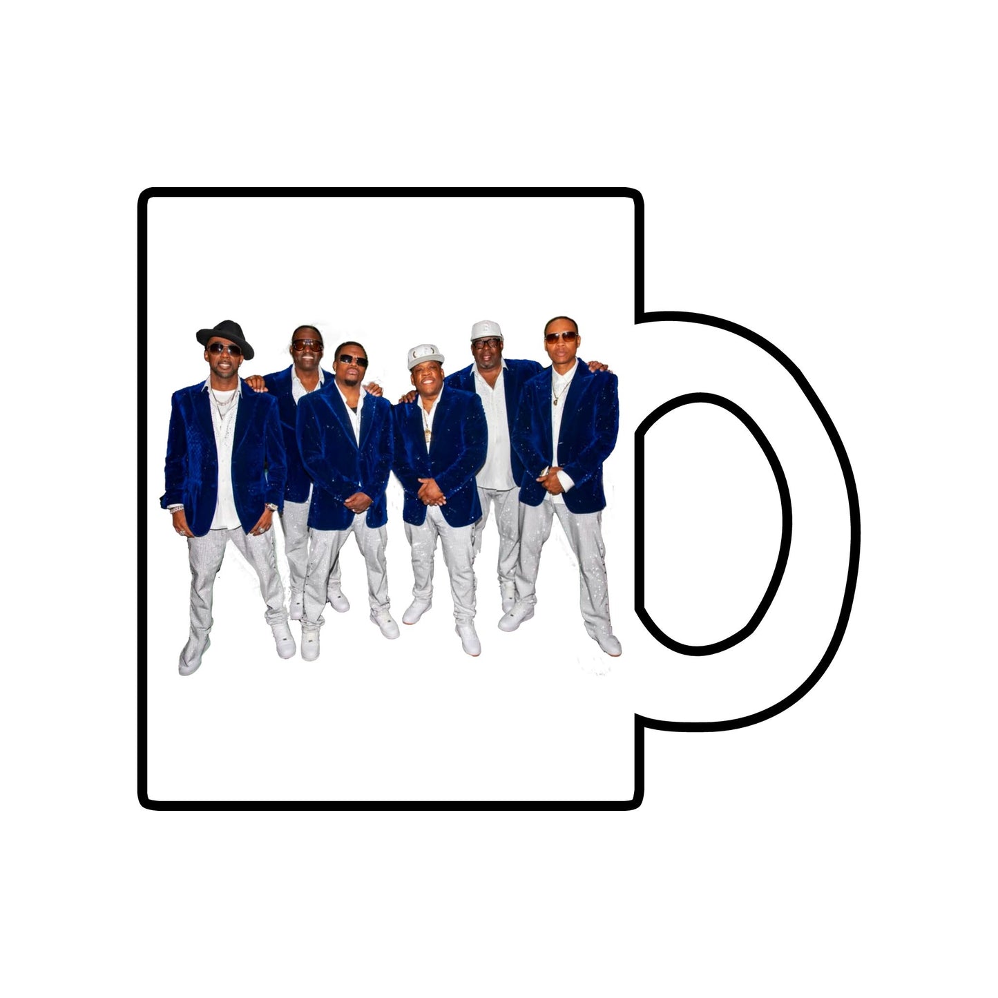 New Edition 4 Lyfe Musical Clear Glass Mug with Handle – 10oz, Perfect Gift for Music Lovers!
