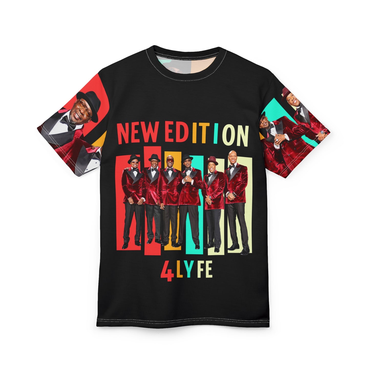 New Edition 4LYFE Unisex T-Shirt, Music Tees, Band Apparel, Concert Wear, Retro Style Shirt, Gift for Fans