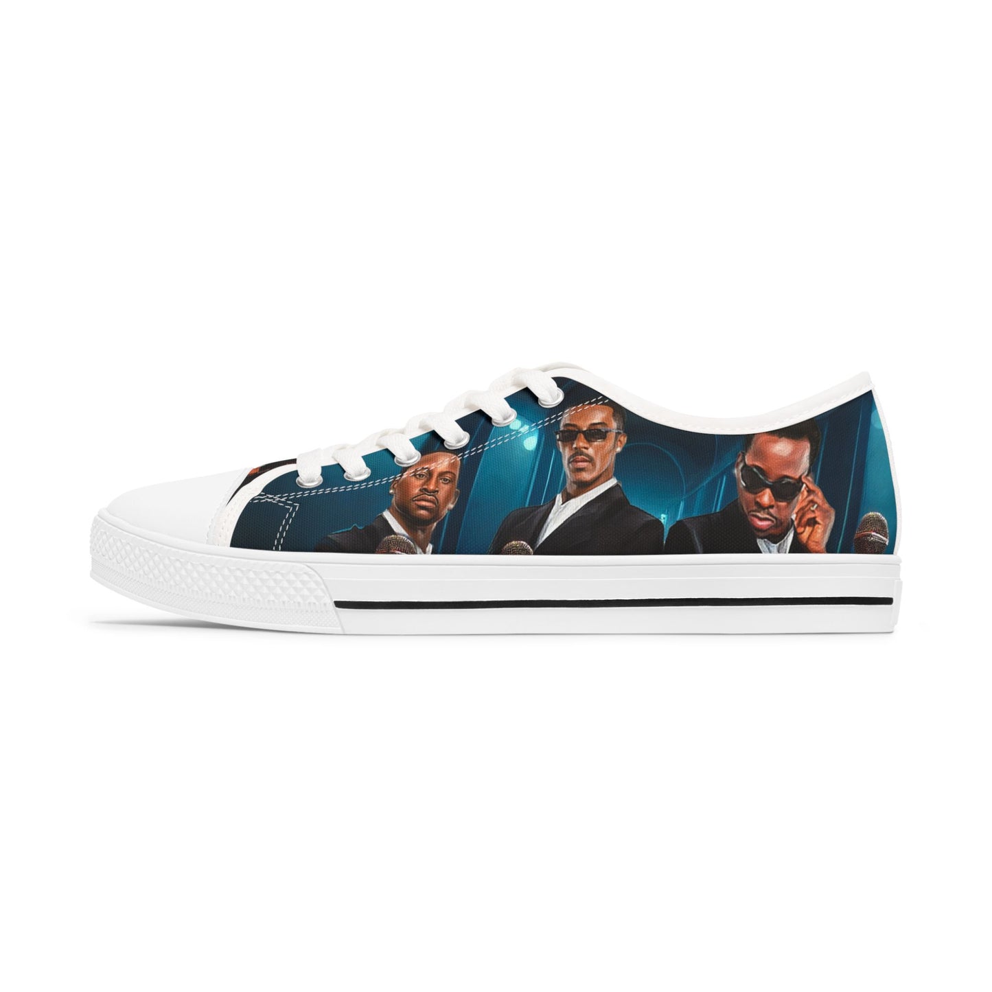 NEW EDITION 4LYFE BLUE Women's Low Top Sneakers