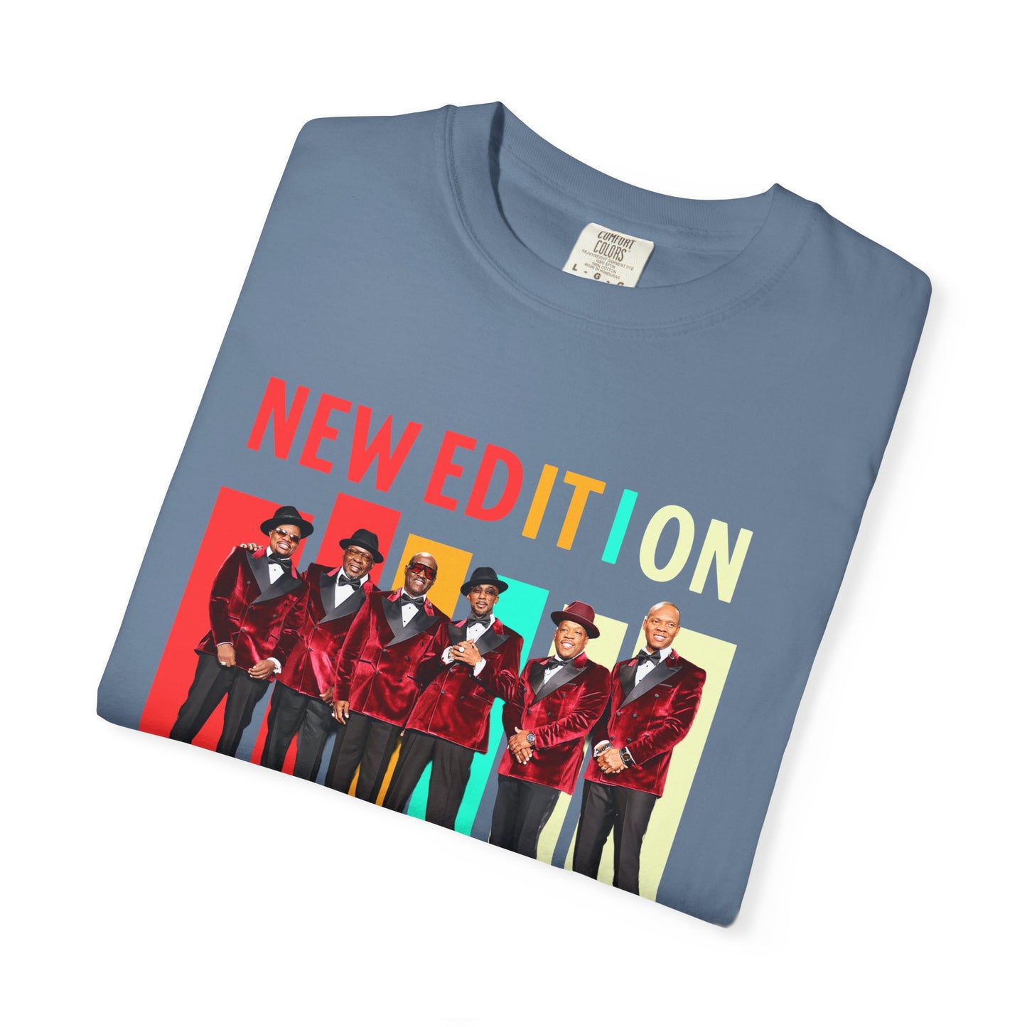 New Edition Retro T-Shirt | Unisex Garment-Dyed Tee for Concerts, Music Lovers, Birthday Gifts, Festival Wear, Vintage Style