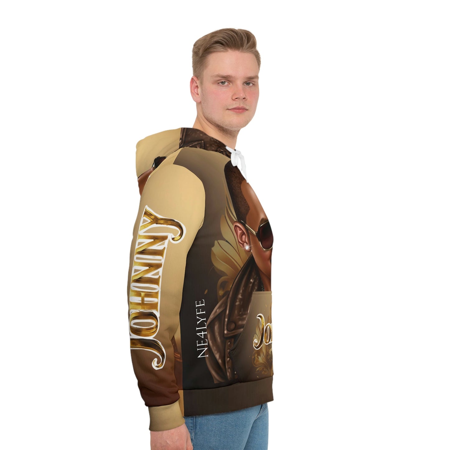 Johnny Logo Men's All-Over-Print Hoodie
