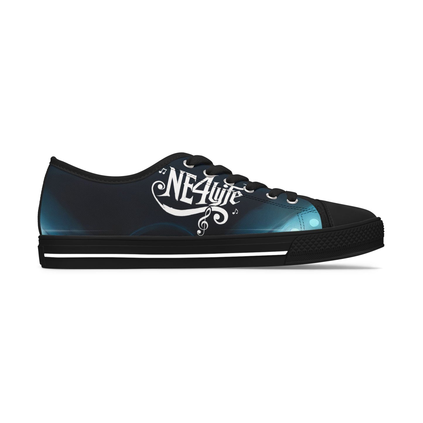 NEW EDITION 4LYFE BLUE Women's Low Top Sneakers