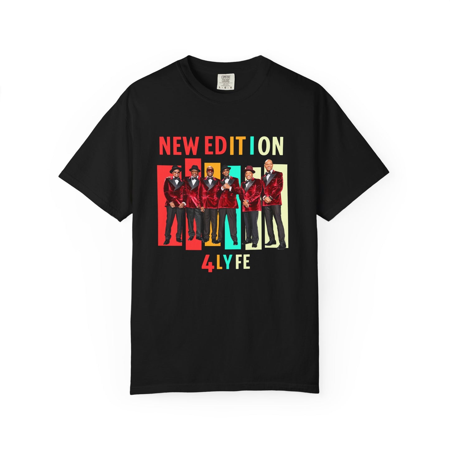 New Edition Retro T-Shirt | Unisex Garment-Dyed Tee for Concerts, Music Lovers, Birthday Gifts, Festival Wear, Vintage Style