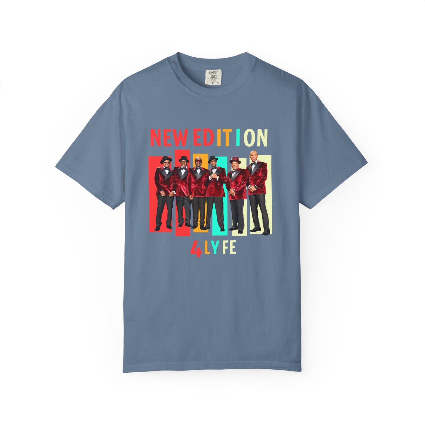 New Edition Retro T-Shirt | Unisex Garment-Dyed Tee for Concerts, Music Lovers, Birthday Gifts, Festival Wear, Vintage Style