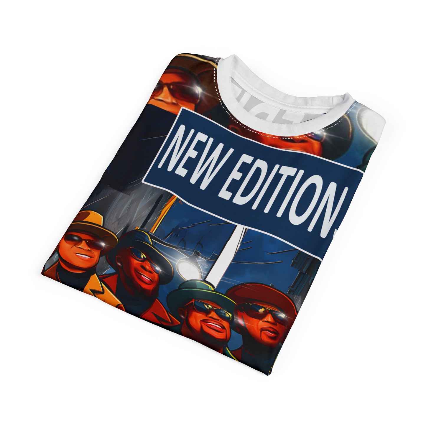 New Edition way Retro Pop Culture Tee - Unisex Cut & Sew T-Shirt, Streetwear, Gift for Music Lovers, New Edition Fans, Nostalgic Fashion