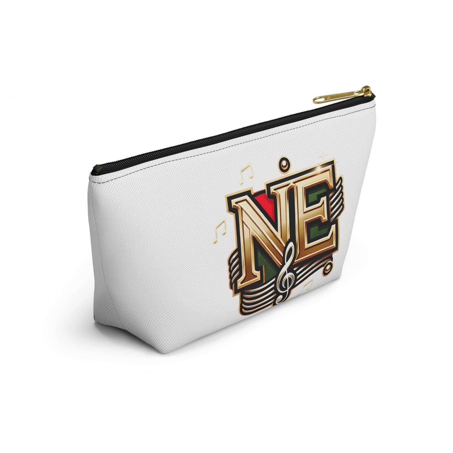 NE4Lyfe Logo Gold Accessory Pouch w T-bottom