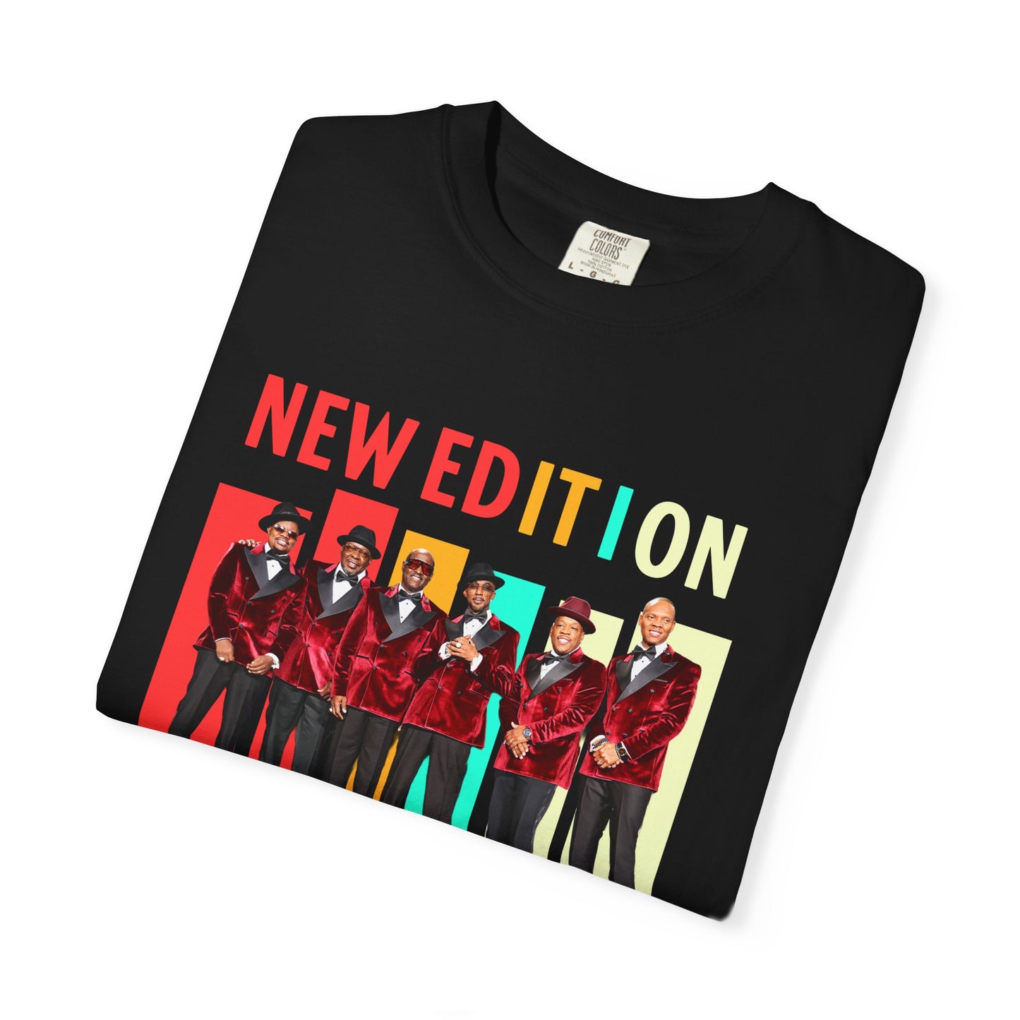 New Edition Retro T-Shirt | Unisex Garment-Dyed Tee for Concerts, Music Lovers, Birthday Gifts, Festival Wear, Vintage Style