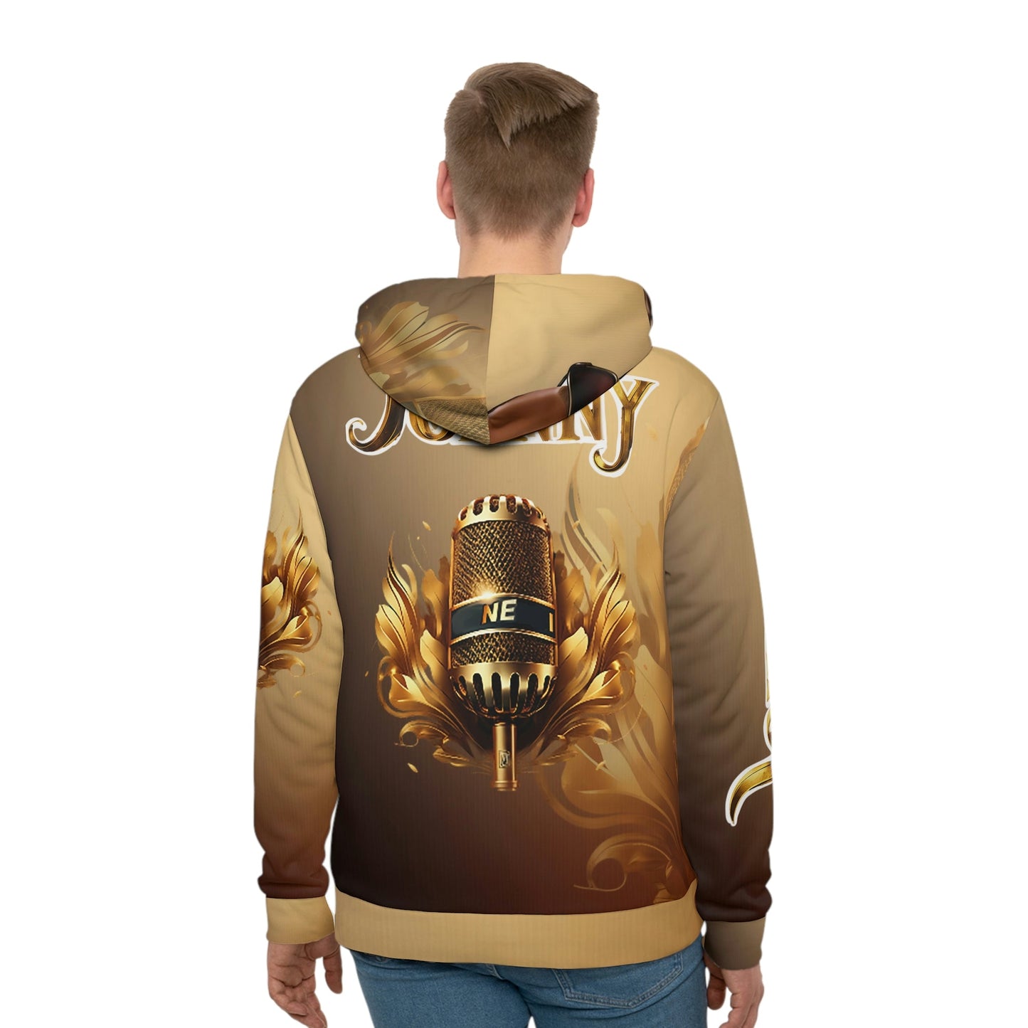Johnny Logo Men's All-Over-Print Hoodie