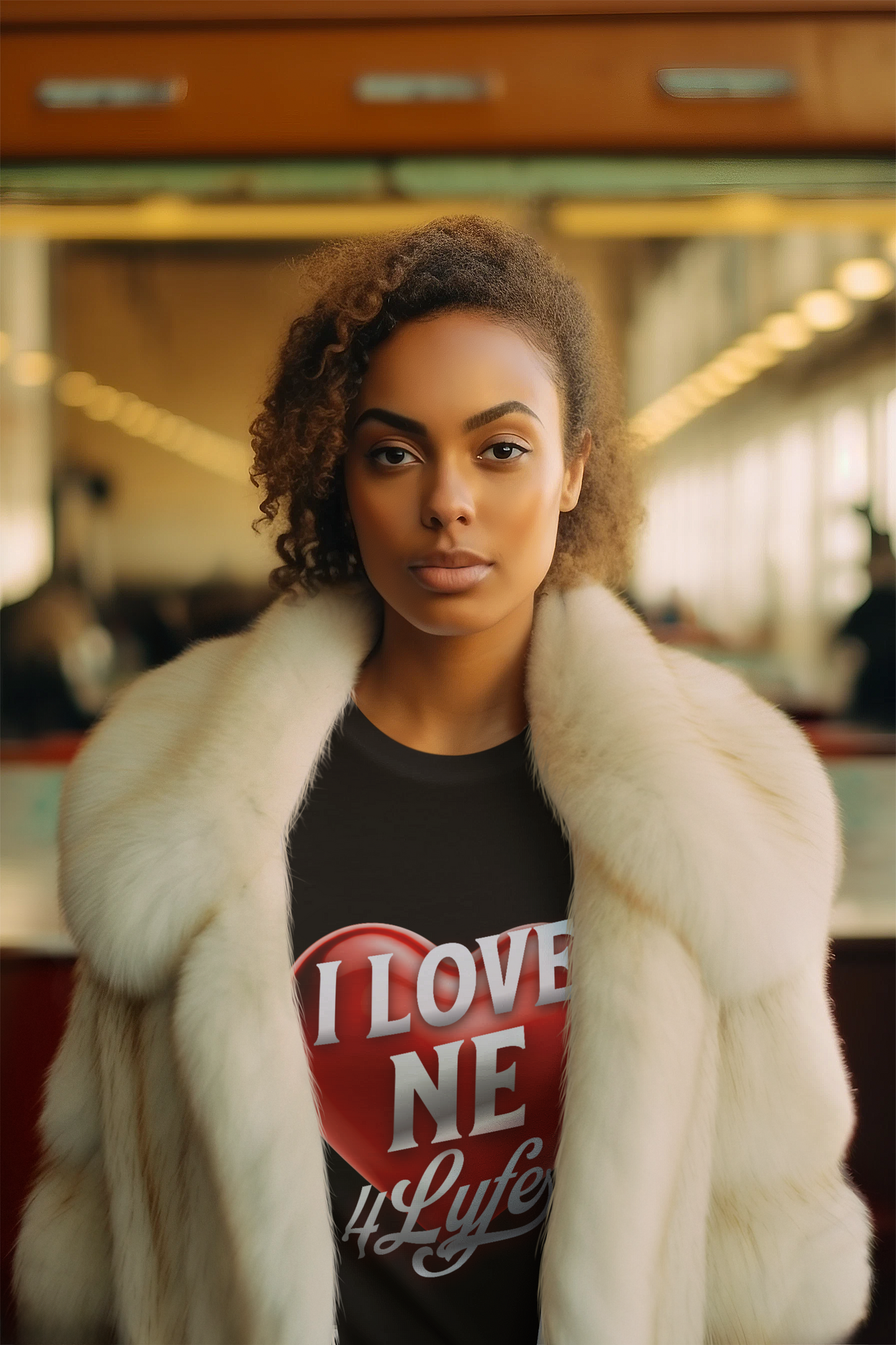 I Love NE Life Women's Softstyle Tee - Casual Heart Tee for Everyday Wear