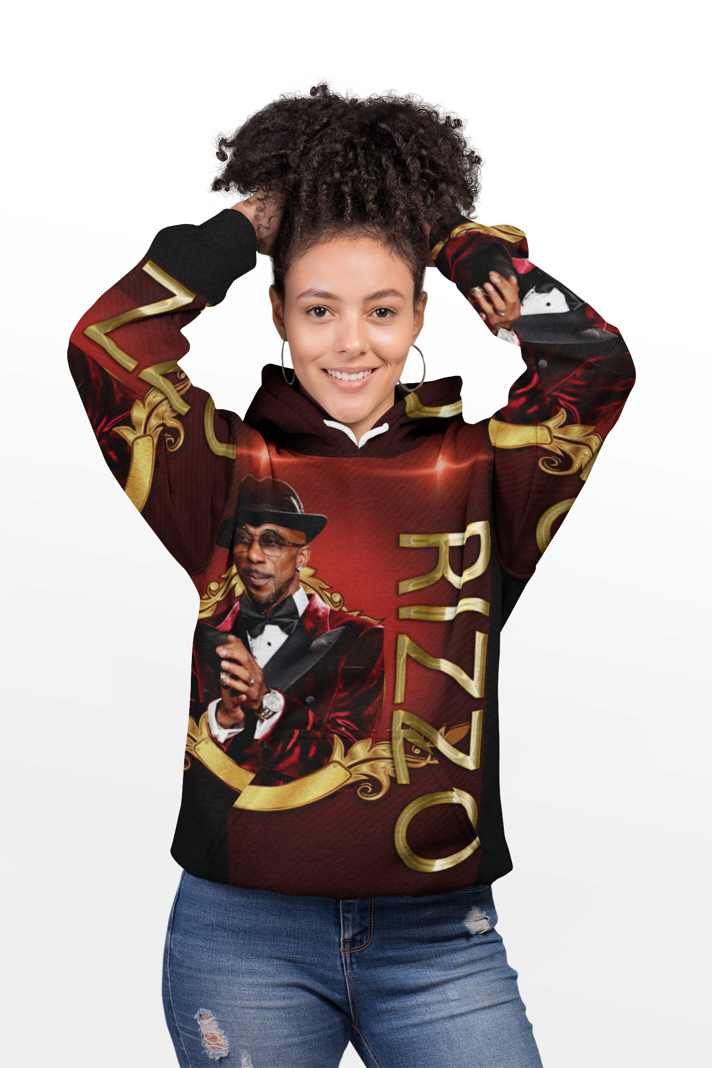 Rizzies Men's Full-Zip Hoodie - Rizzo Glam Style