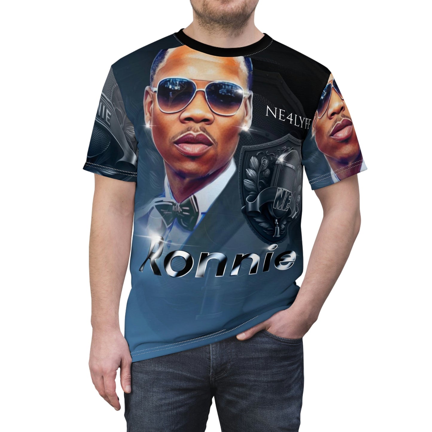 Ronnie Unisex AOP Cut & Sew Tee