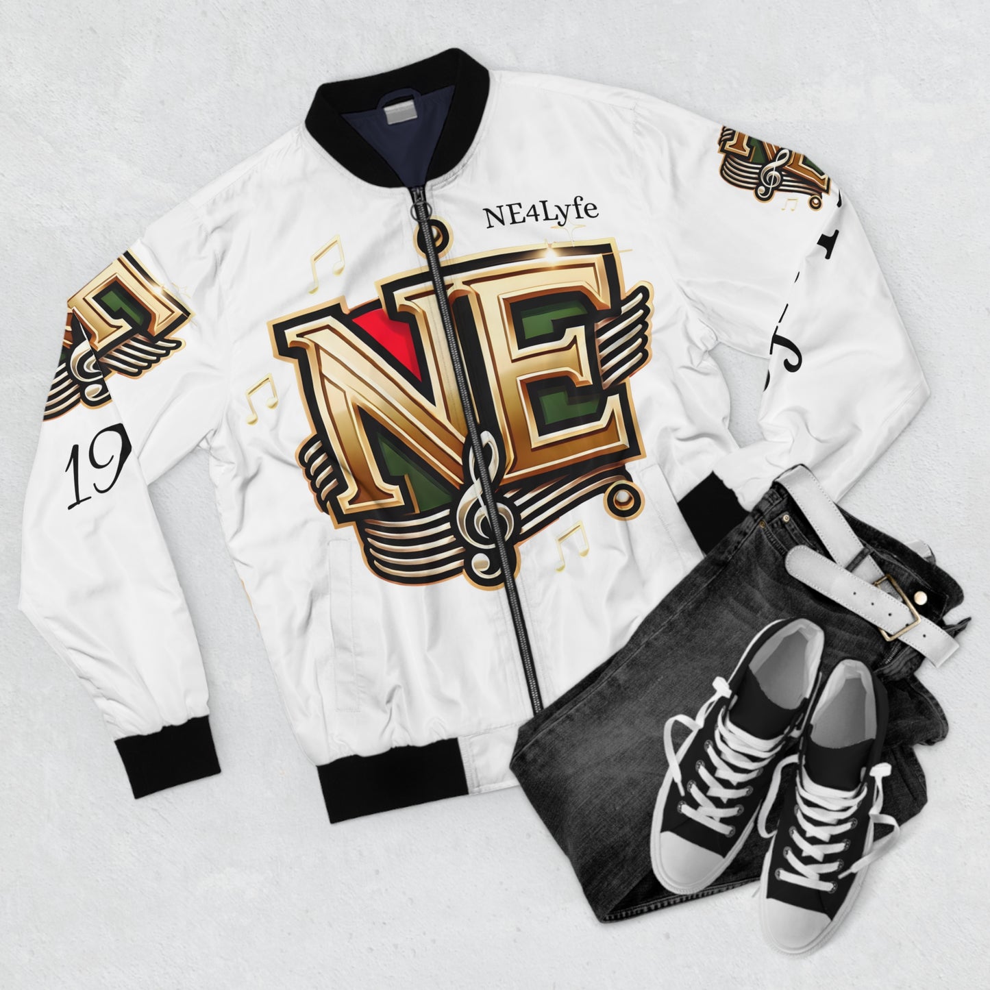 NE4Lyfe Men's Bomber Jacket (AOP)