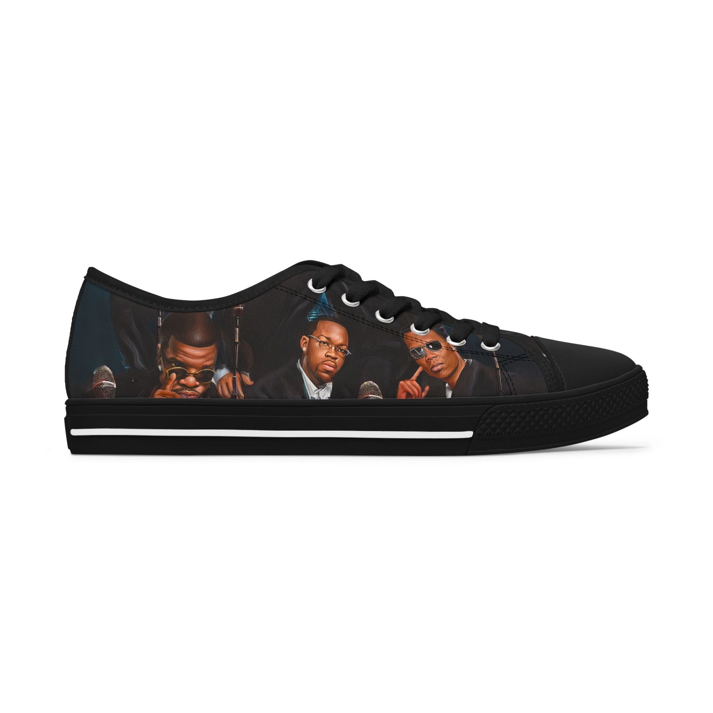 NEW EDITION 4LYFE BLUE Women's Low Top Sneakers
