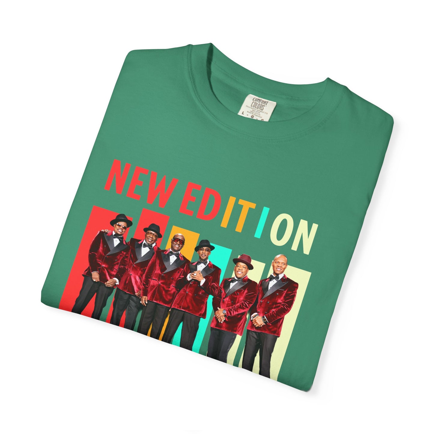 New Edition Retro T-Shirt | Unisex Garment-Dyed Tee for Concerts, Music Lovers, Birthday Gifts, Festival Wear, Vintage Style