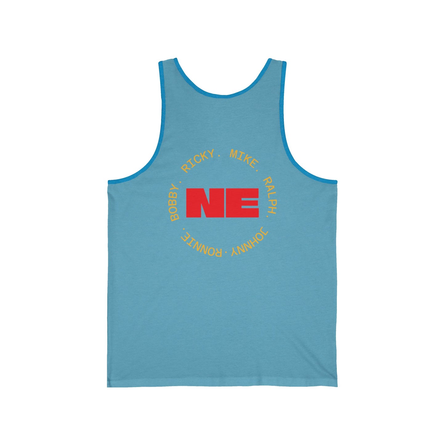NE4LYFE Unisex Jersey Tank - New Edition Tribute Shirt - Casual Summer Wear, Music Lover Gift, Concert Outfit, 90s Nostalgia, Graphic Tee