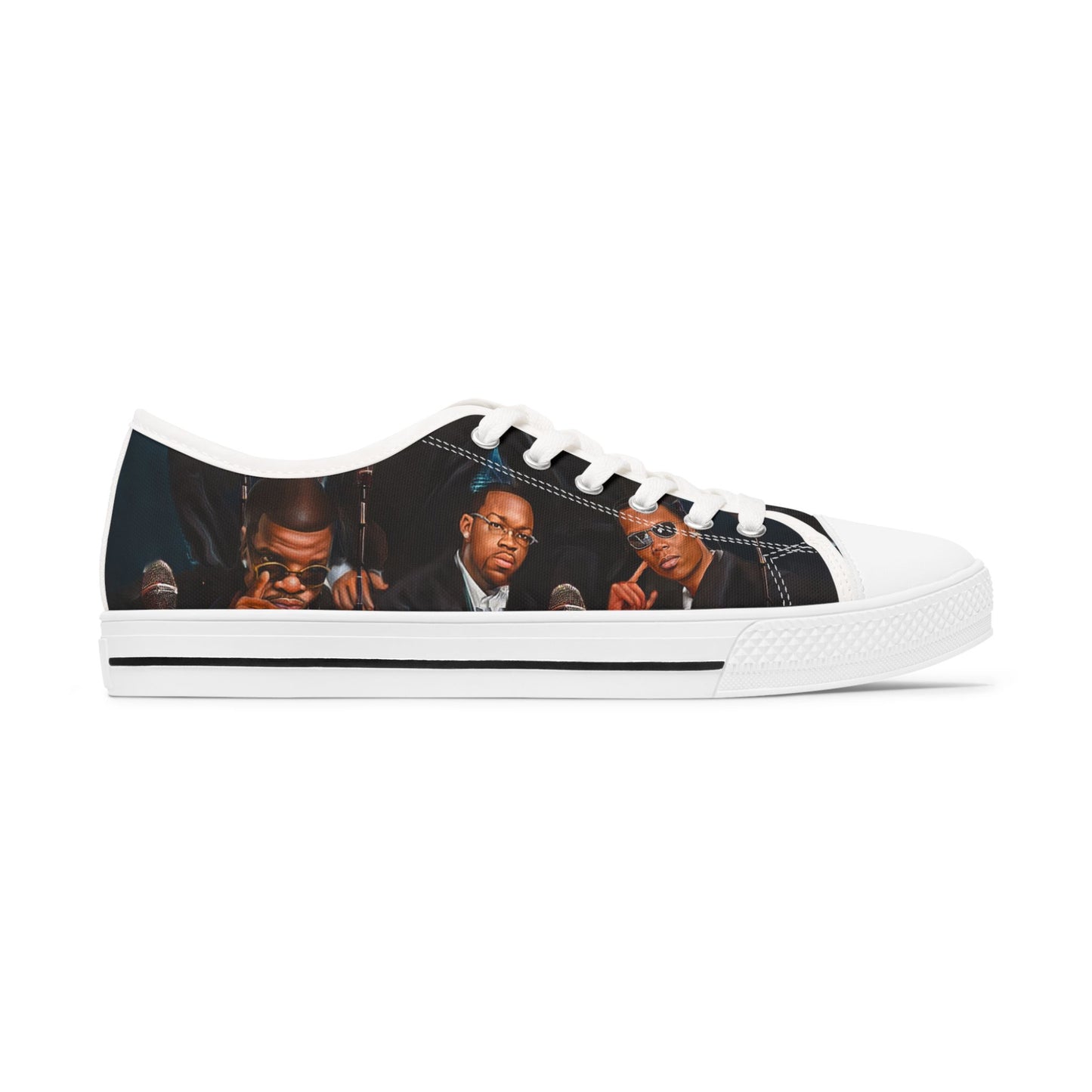 NEW EDITION 4LYFE BLUE Women's Low Top Sneakers