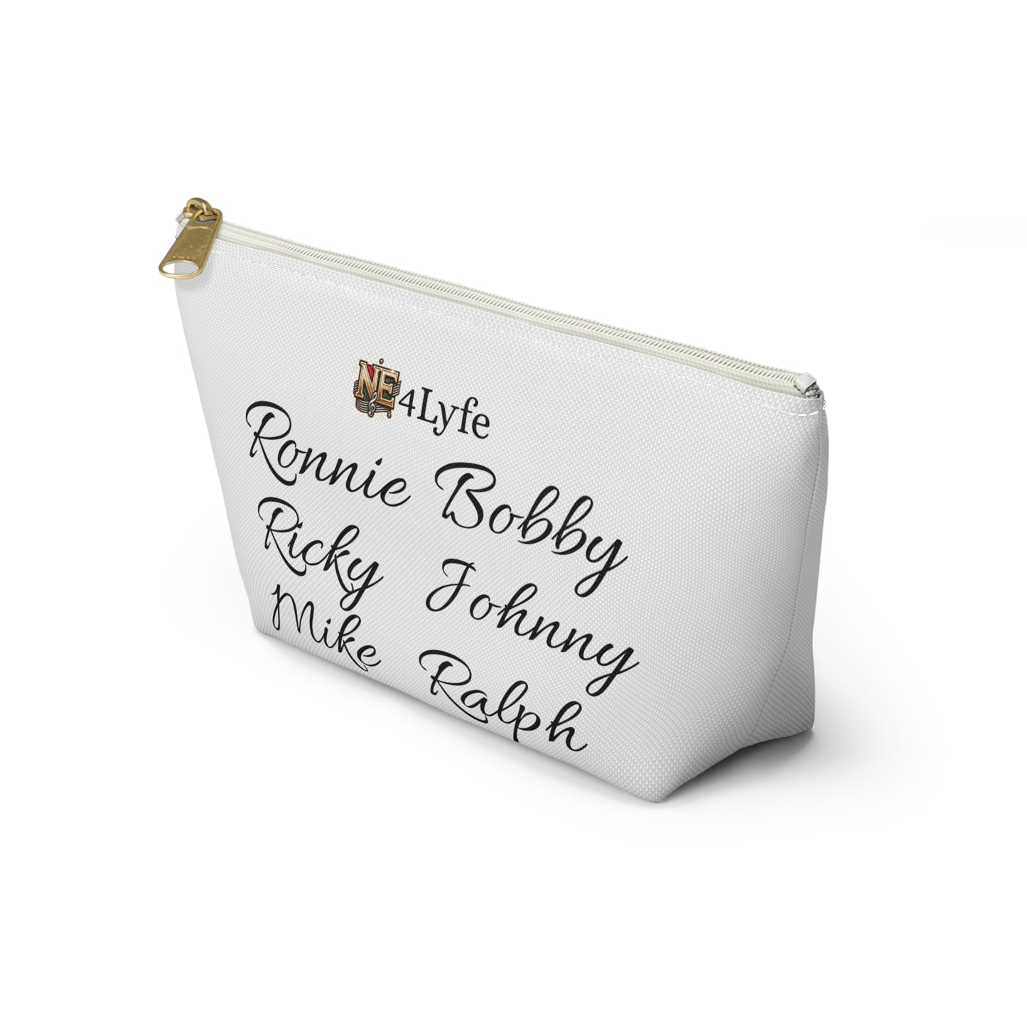 NE4Lyfe Logo Gold Accessory Pouch w T-bottom