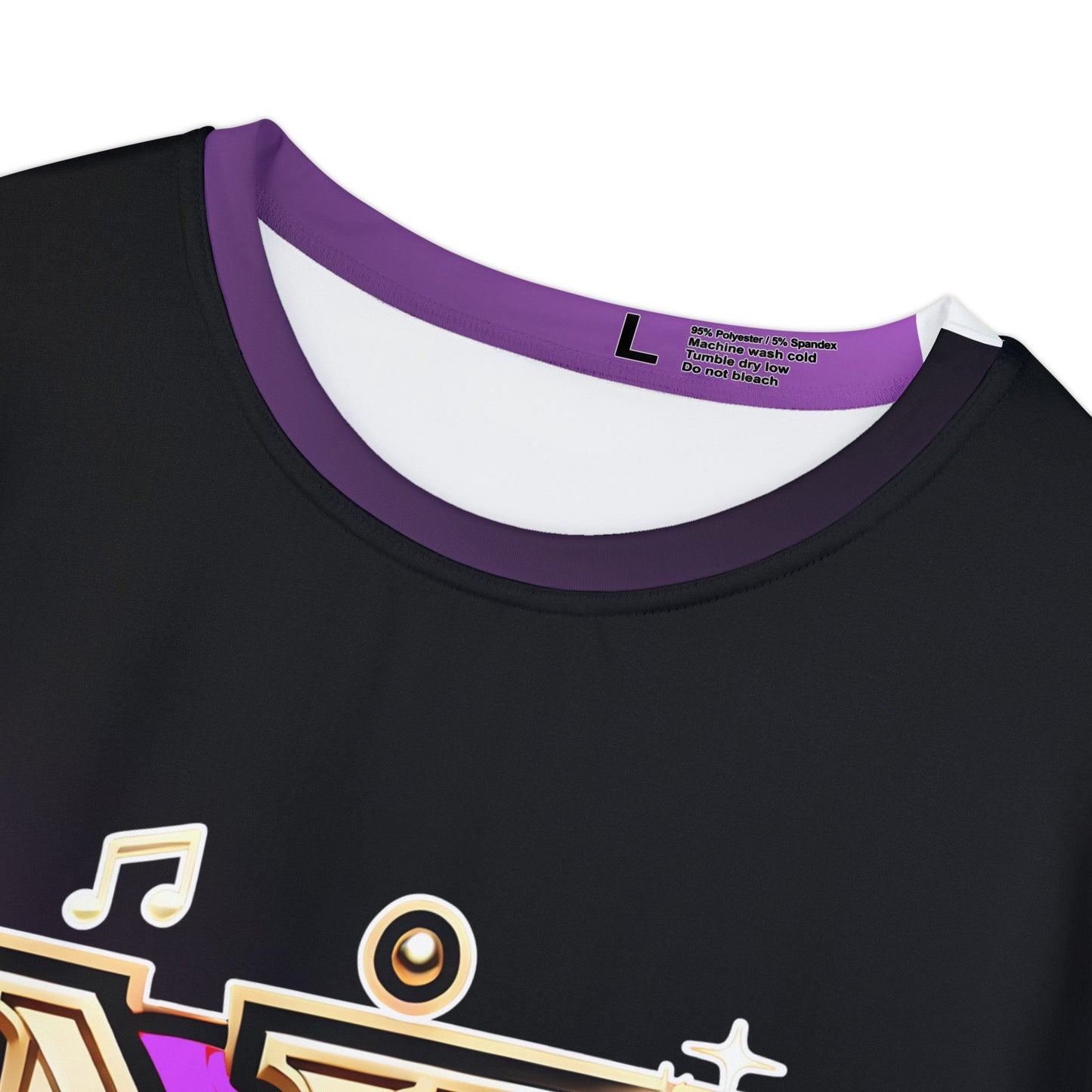 NE LOGO PURPLE Women's Short Sleeve Shirt (AOP)
