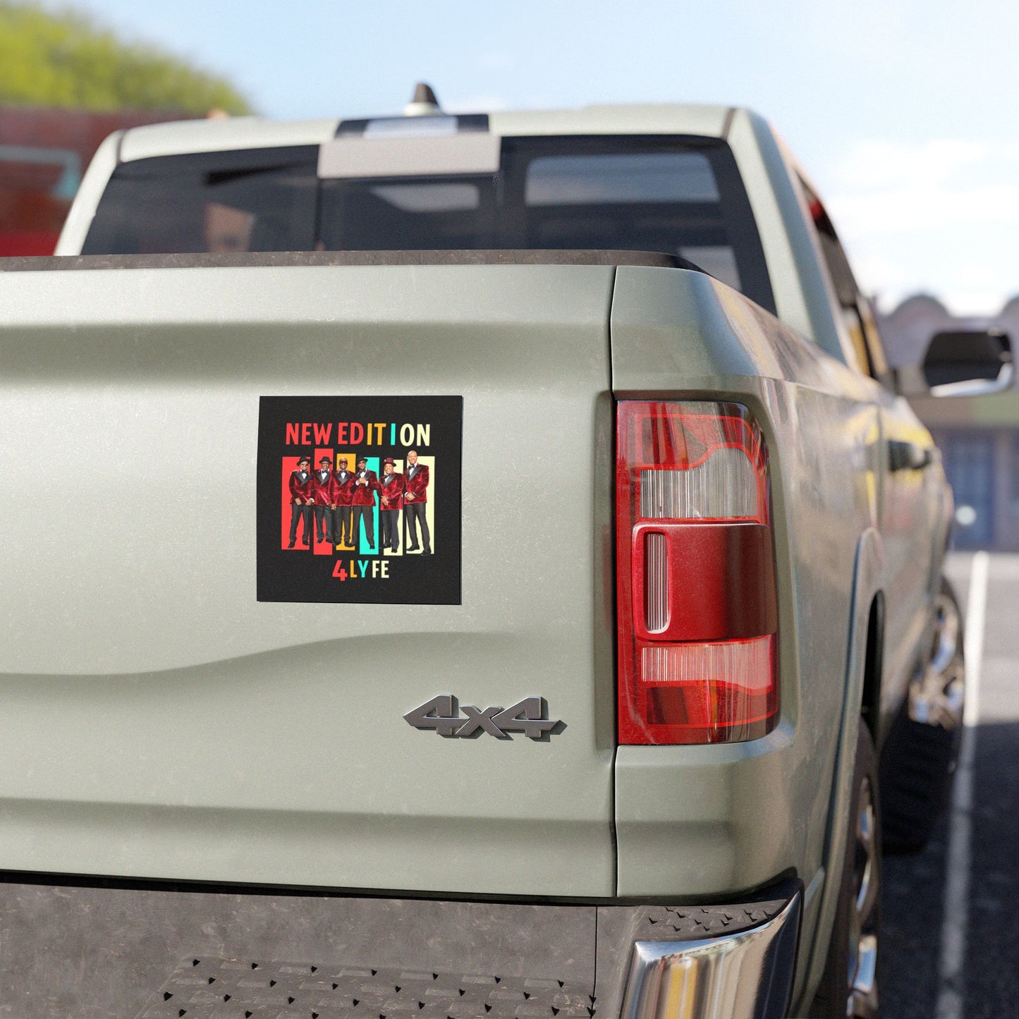 New Edition 4 Lyfe Car Magnets, Fan Gear, Music Memorabilia, Vehicle Accessories, Gift for Fans, Auto Decor