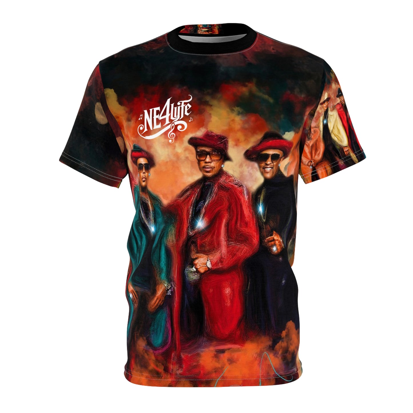 NEW EDITION 4LYFE Unisex Cut & Sew Tee (AOP)