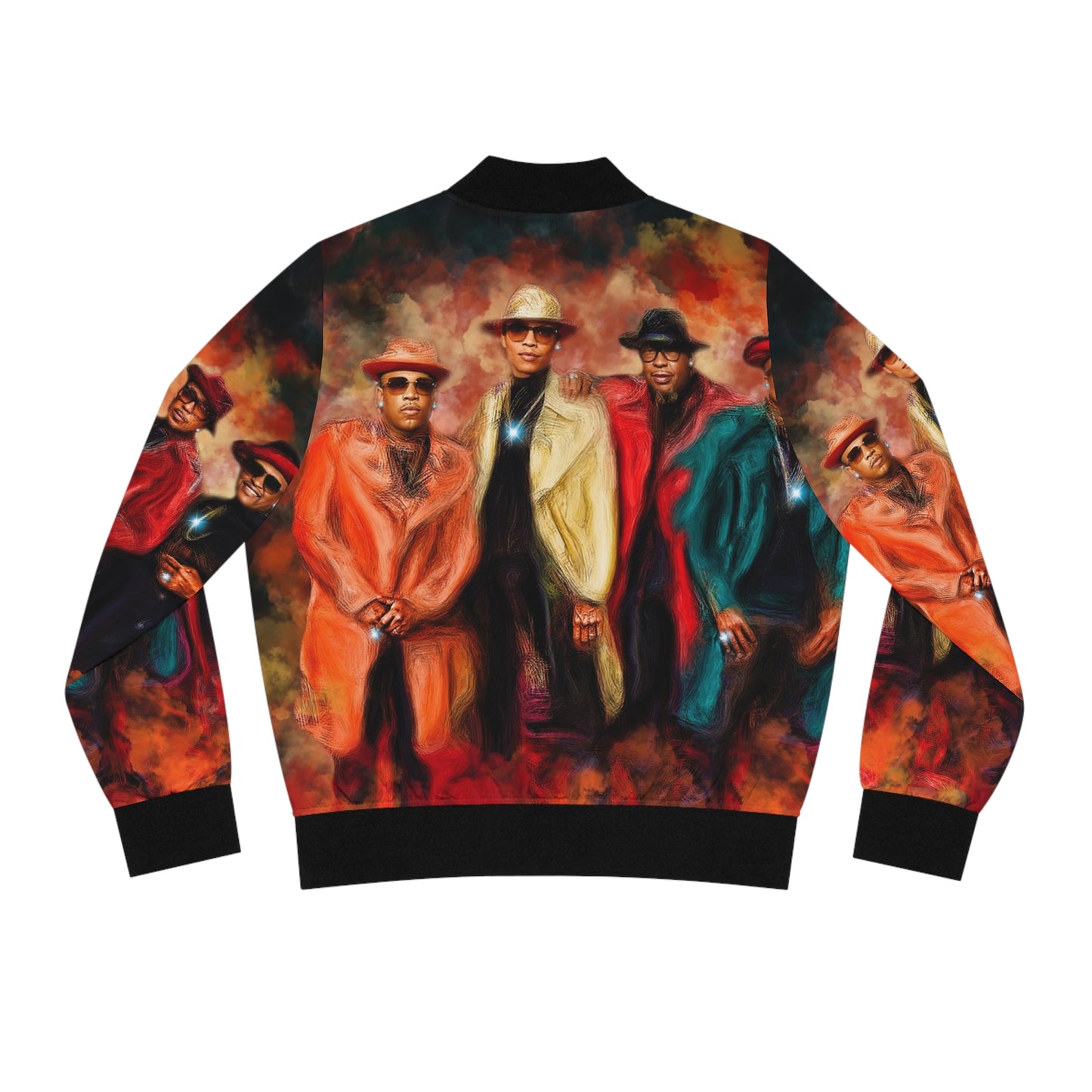 New Edition 4 Lyfe Women’s Bomber Jacket AOP
