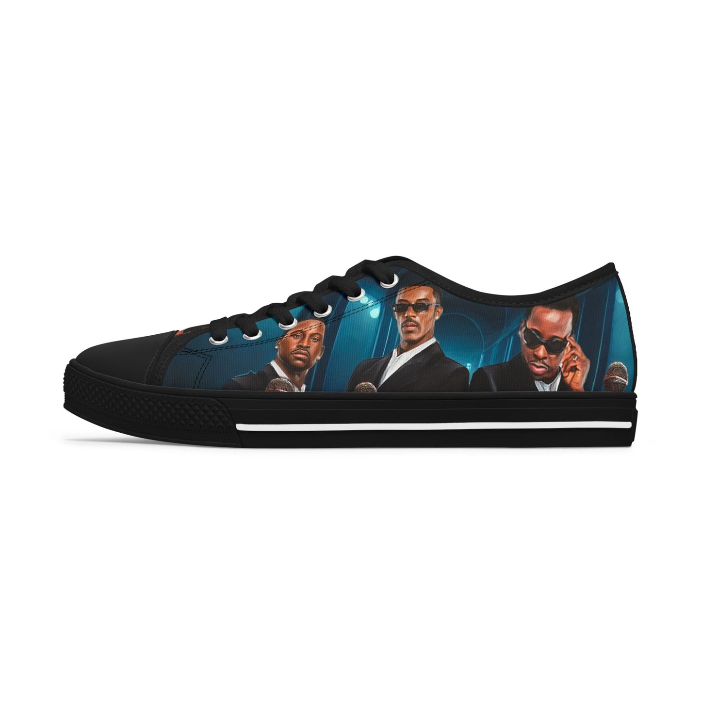 NEW EDITION 4LYFE BLUE Women's Low Top Sneakers