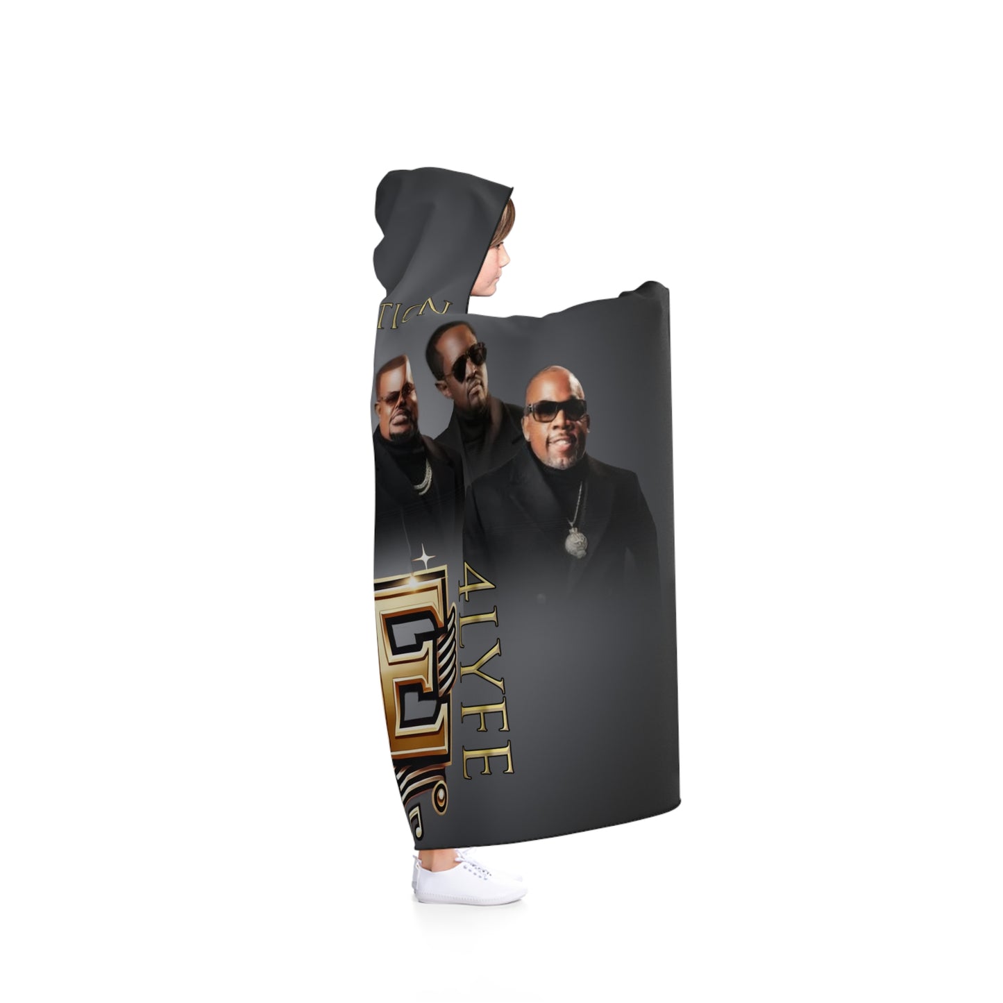 New Edition Hooded Blanket - Celebrate 4LYFE with Cozy Comfort