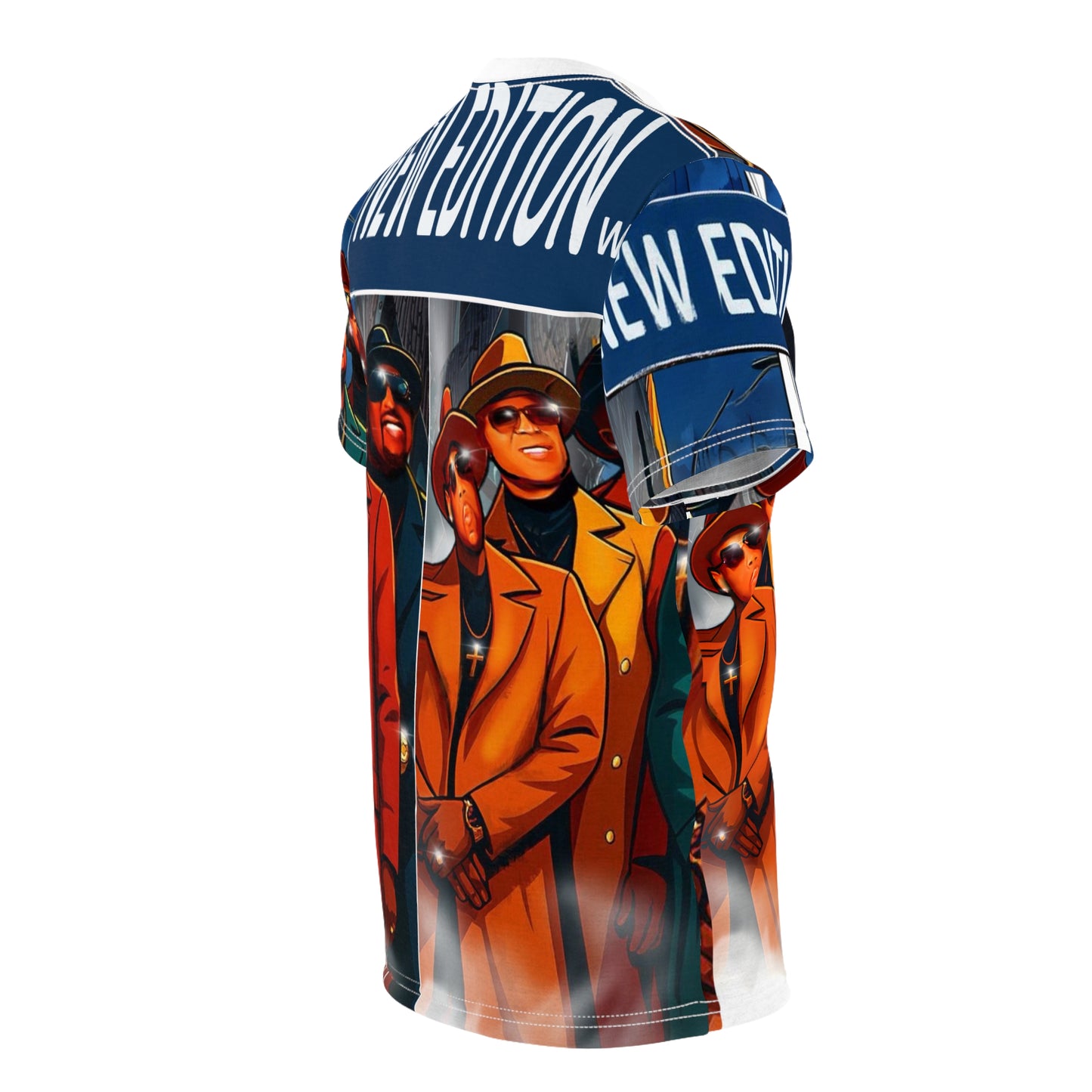 New Edition way Retro Pop Culture Tee - Unisex Cut & Sew T-Shirt, Streetwear, Gift for Music Lovers, New Edition Fans, Nostalgic Fashion