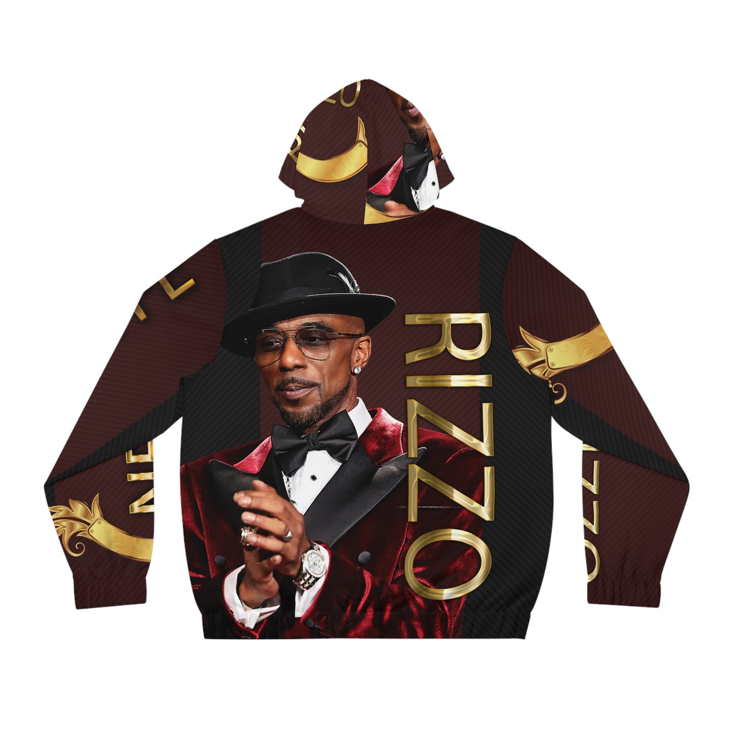 Rizzies Men's Full-Zip Hoodie - Rizzo Glam Style