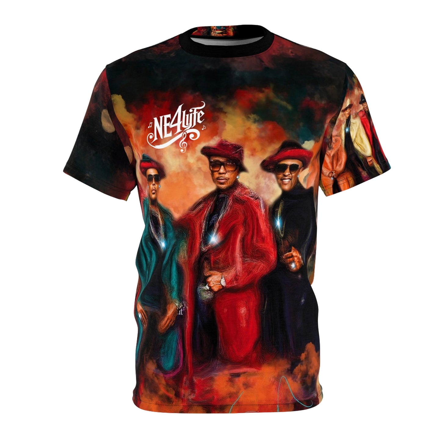 NEW EDITION 4LYFE Unisex Cut & Sew Tee (AOP)