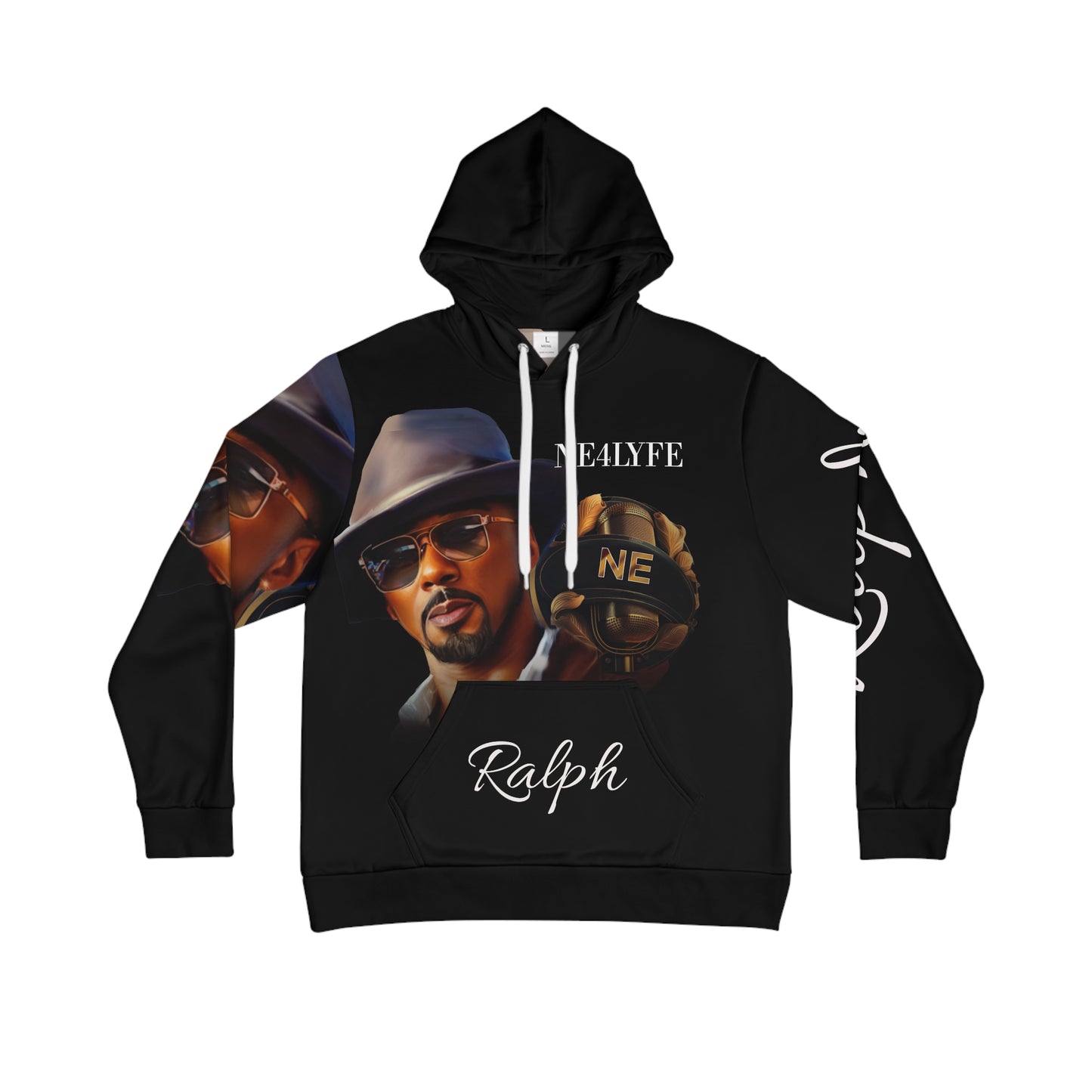 ralph Black Men's Hoodie (AOP)