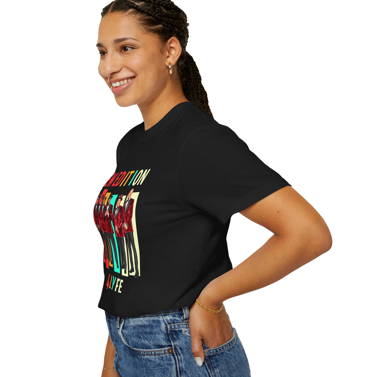 New Edition Retro T-Shirt | Unisex Garment-Dyed Tee for Concerts, Music Lovers, Birthday Gifts, Festival Wear, Vintage Style