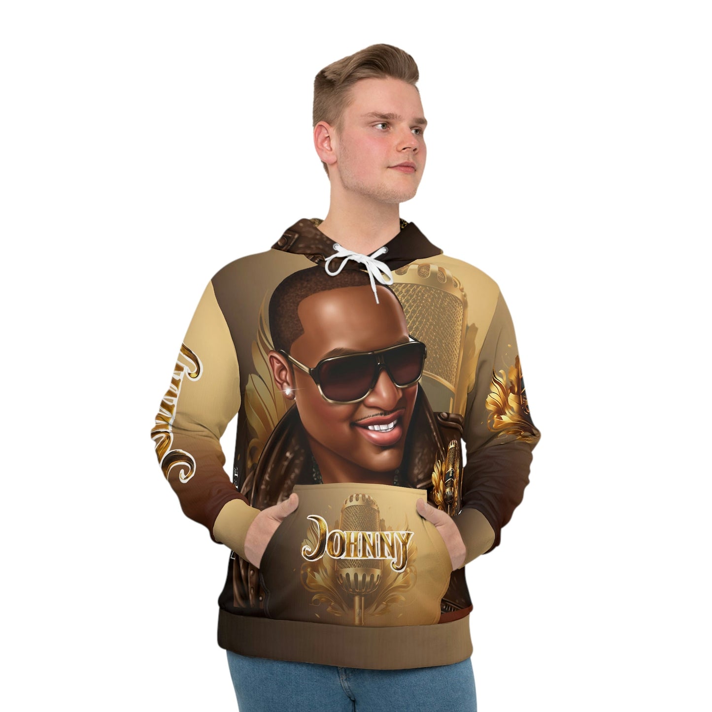 Johnny Logo Men's All-Over-Print Hoodie