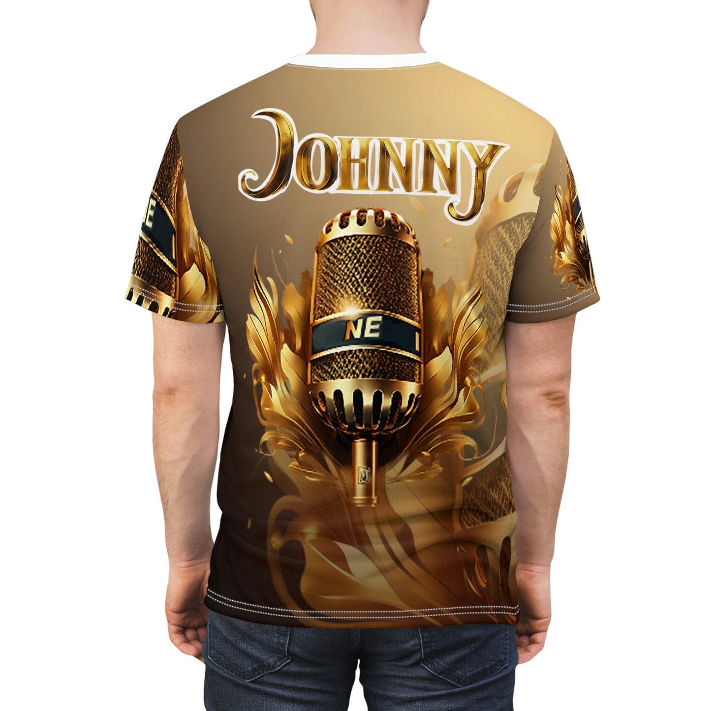 Johnny Logo Unisex AOP Cut & Sew Tee