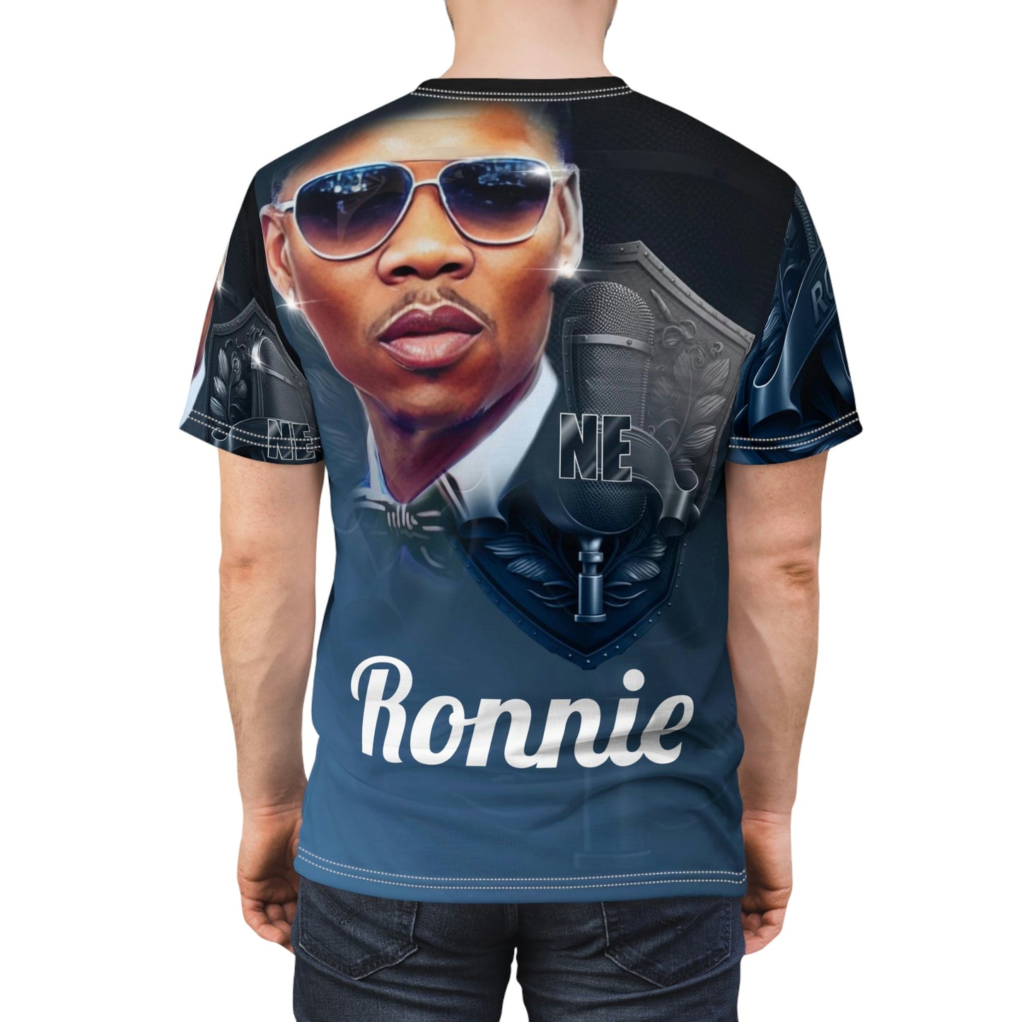 Ronnie Unisex AOP Cut & Sew Tee