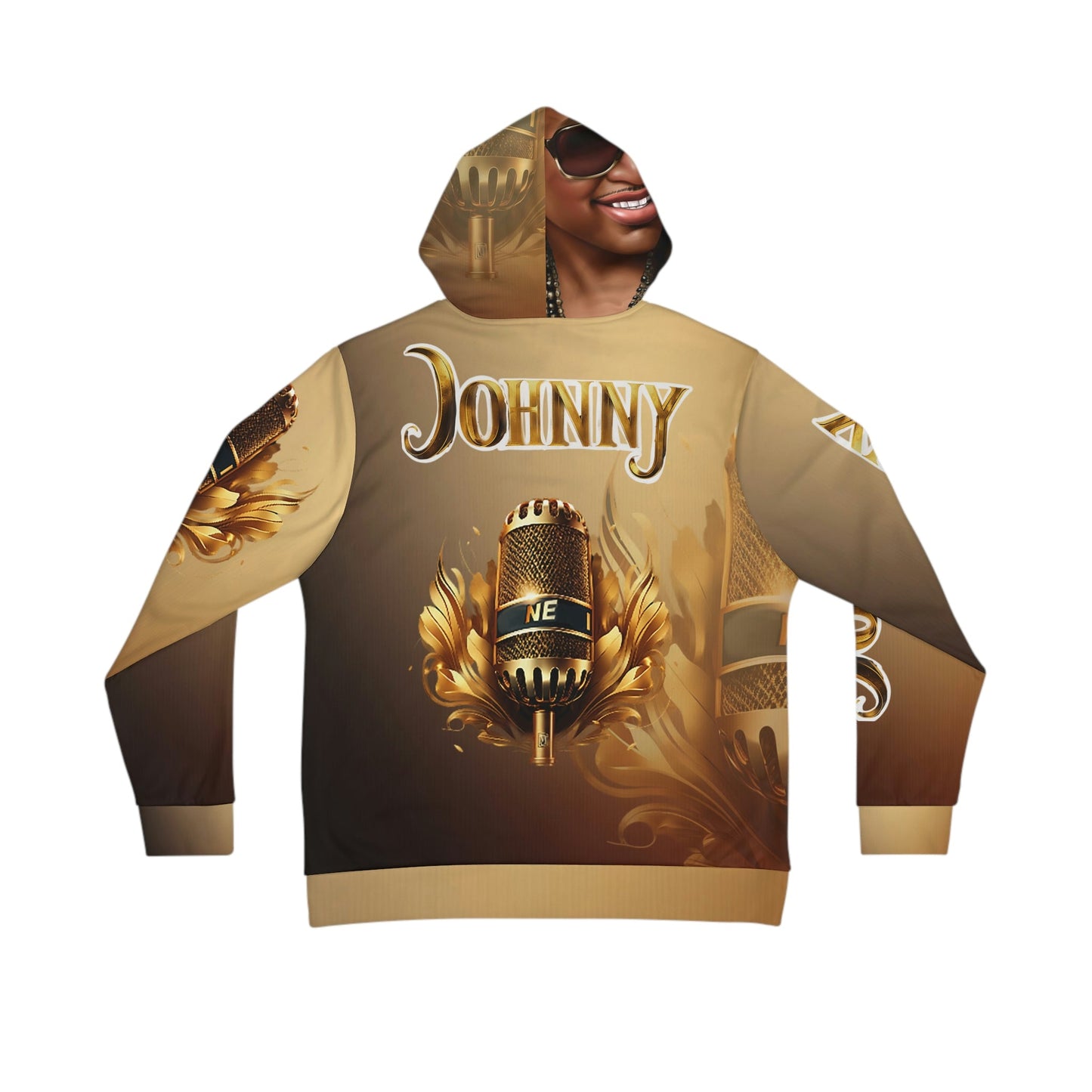 Johnny Logo Men's All-Over-Print Hoodie