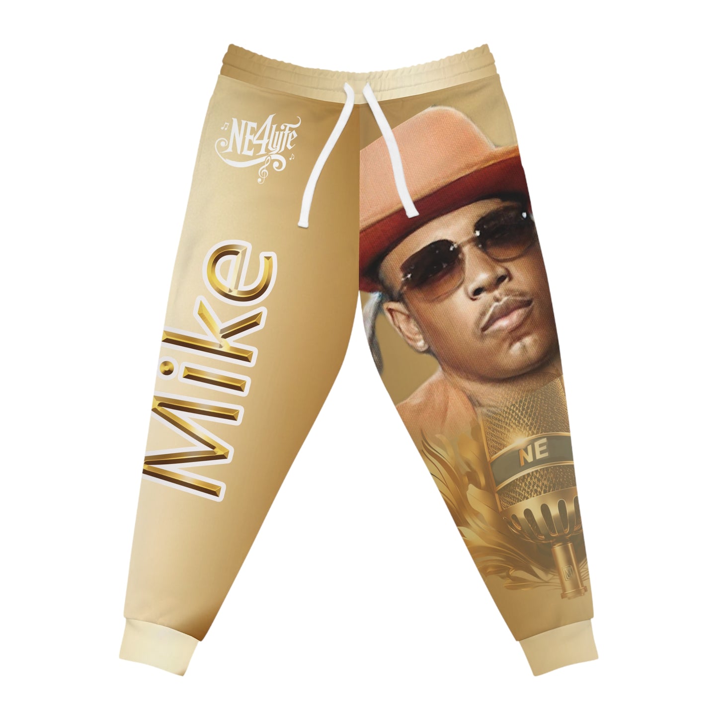 Mike Logo Athletic Joggers (AOP)