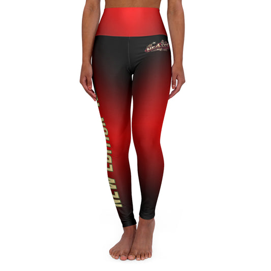 NEW EDITION 4 LYFE High Waisted Yoga Leggings (AOP)