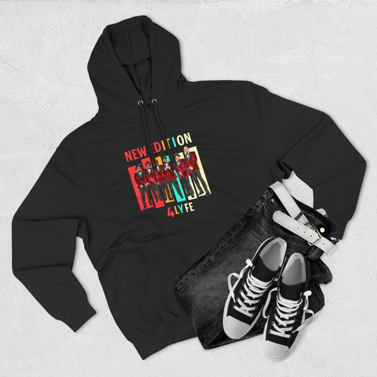 New Edition 4 Lyfe Hoodie | Vintage Music Sweater | Unisex Fleece Fashion | Retro Band Apparel | Cozy Gift for Music Lovers