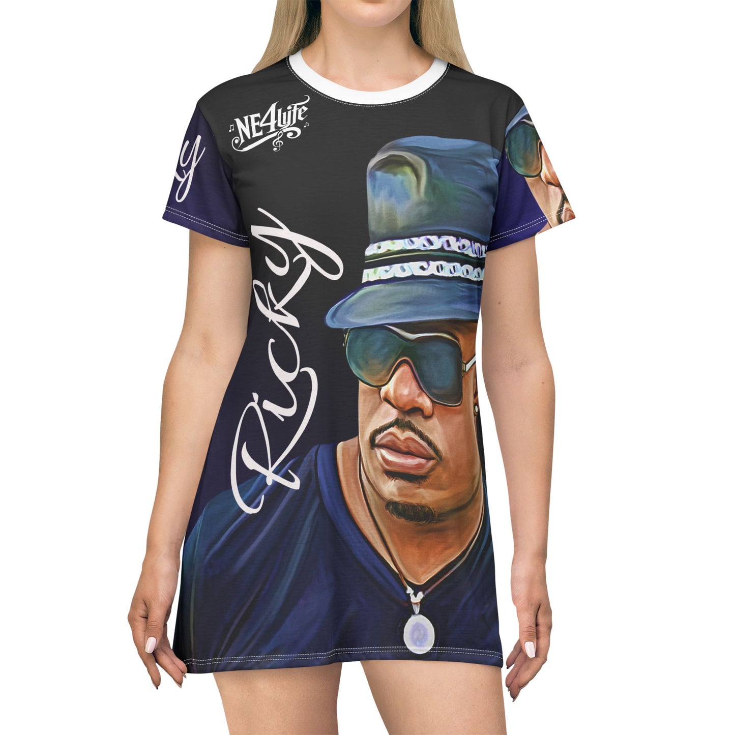 Ricky T-Shirt Dress (AOP)