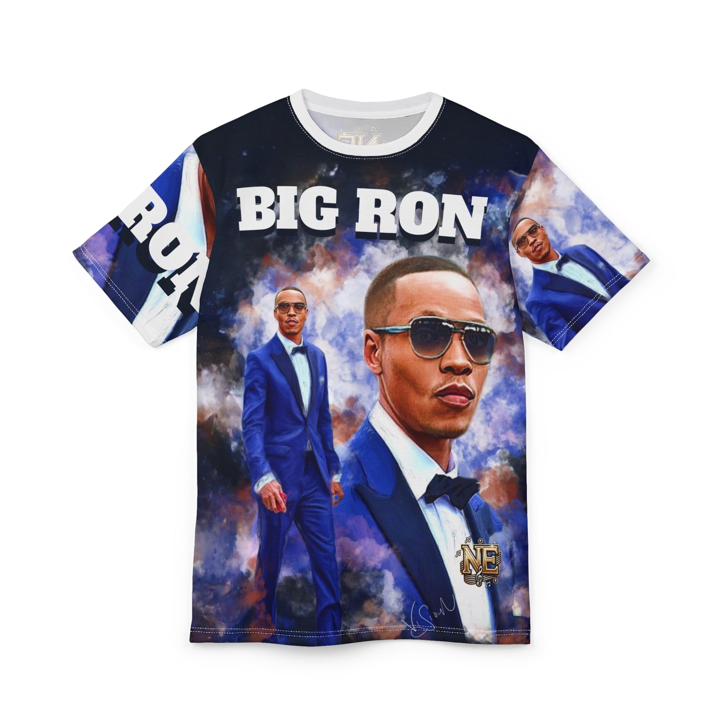 Big Ron Blue Graphic Tee - Stylish Unisex Cut & Sew with Bold Design, Trendy Streetwear, Unique Gift for Fans, Casual Wear, Birthday Gift, [...]