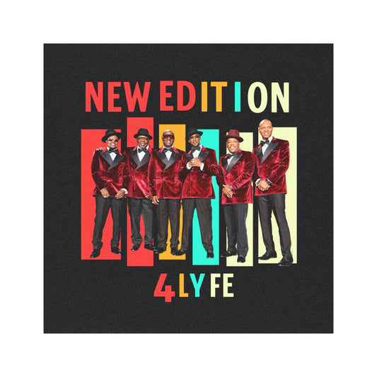 New Edition 4 Lyfe Car Magnets, Fan Gear, Music Memorabilia, Vehicle Accessories, Gift for Fans, Auto Decor