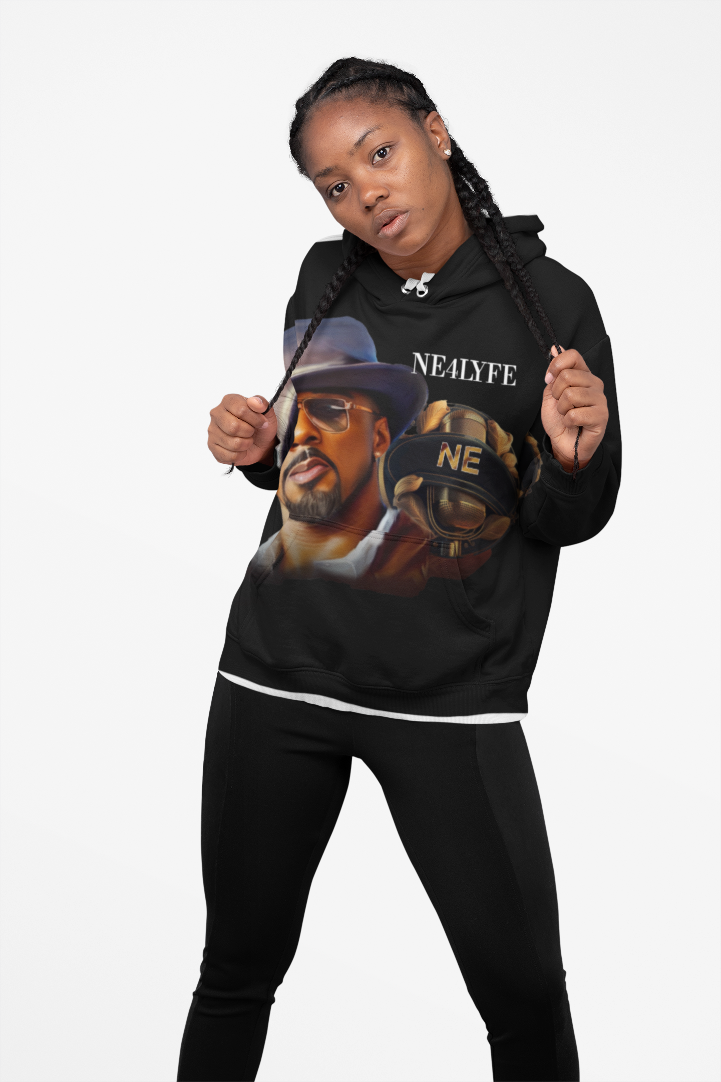 ralph Black Men's Hoodie (AOP)