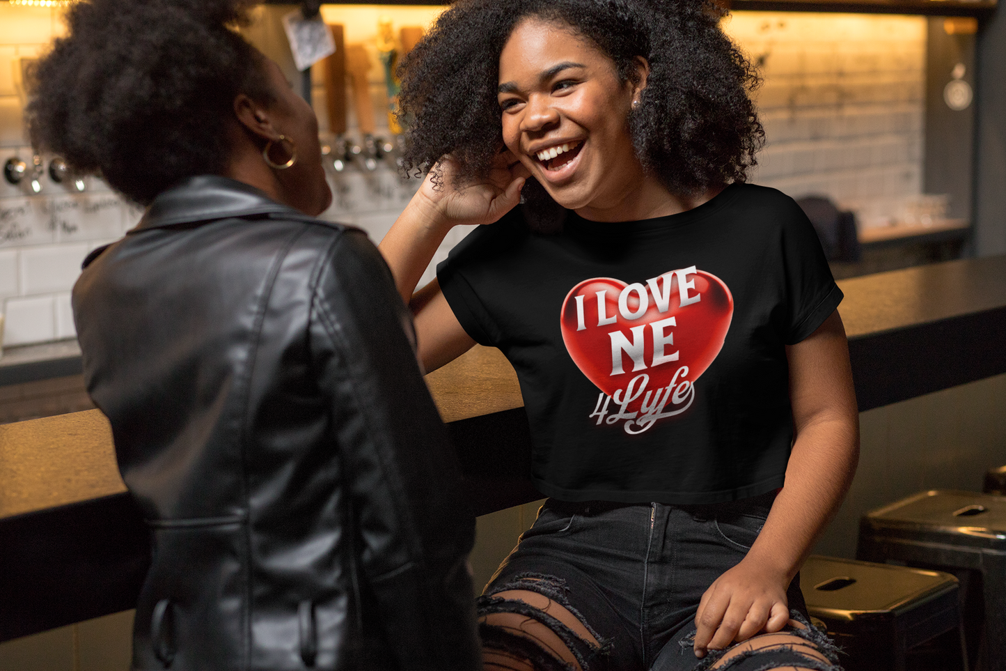 I Love NE Life Women's Softstyle Tee - Casual Heart Tee for Everyday Wear