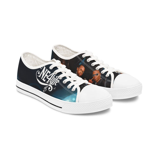 NEW EDITION 4LYFE BLUE Women's Low Top Sneakers